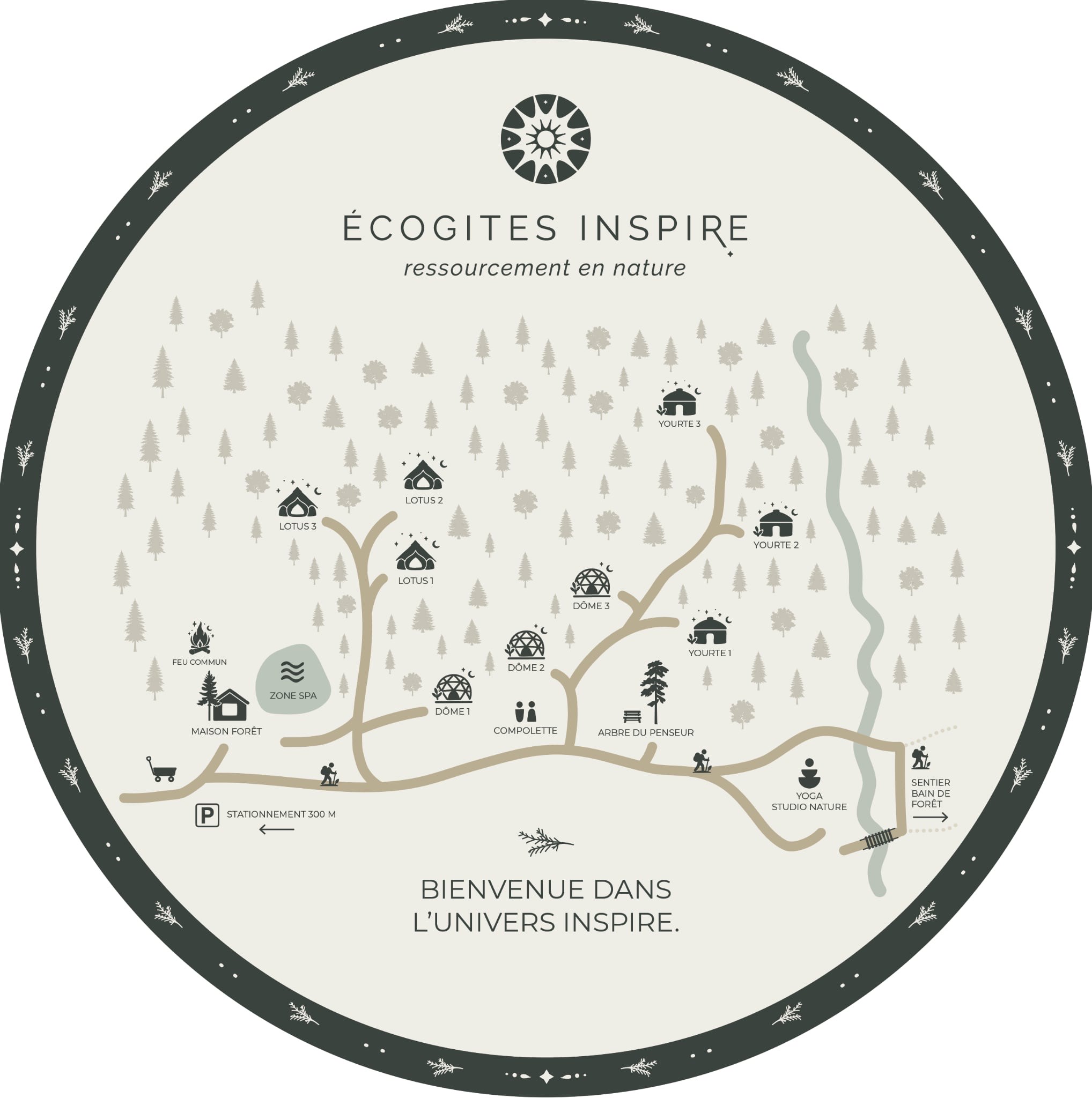 Ecogite Inspire carte du site Ecogite Inspire carte du site