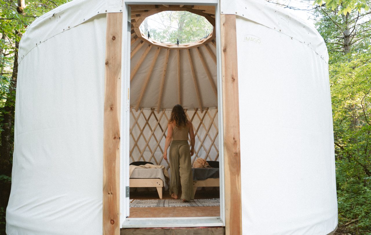 Yourte pret a camper 1